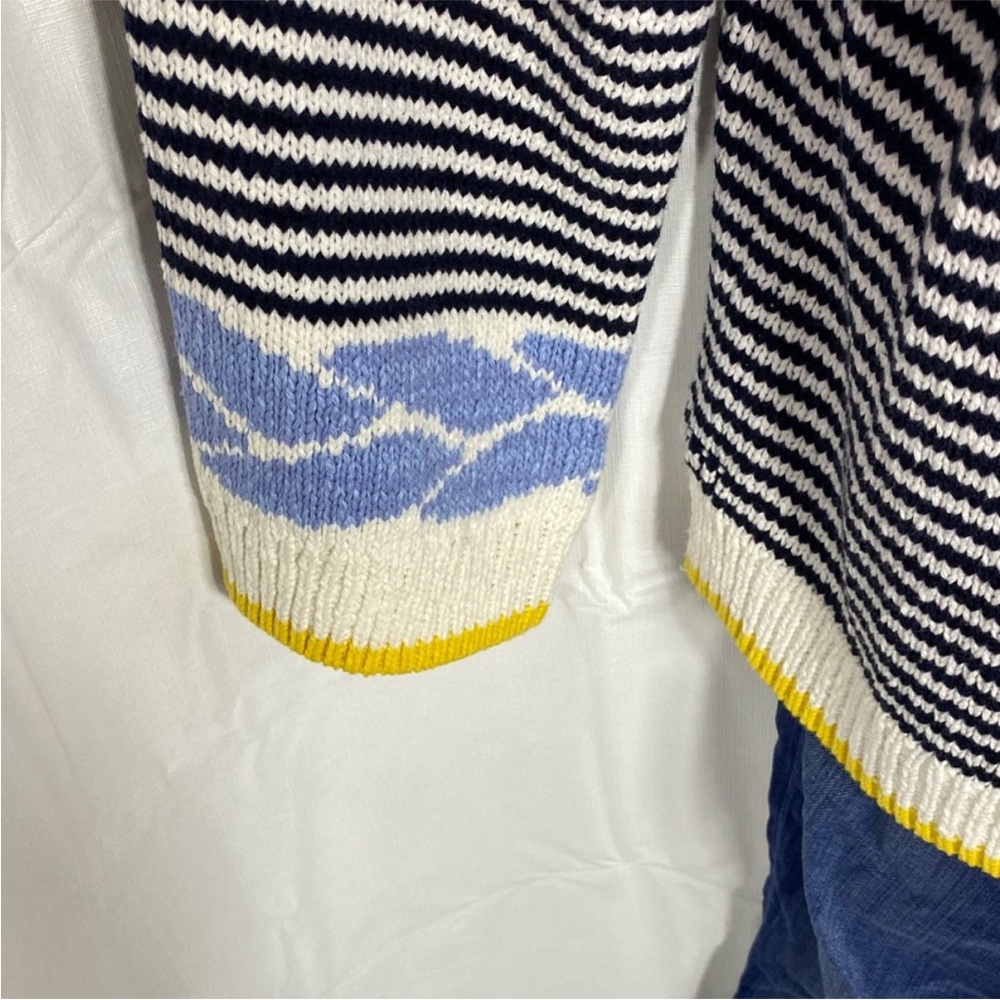 Maeve Portside Cardigan in Nautical Motif - Picture 7 of 8